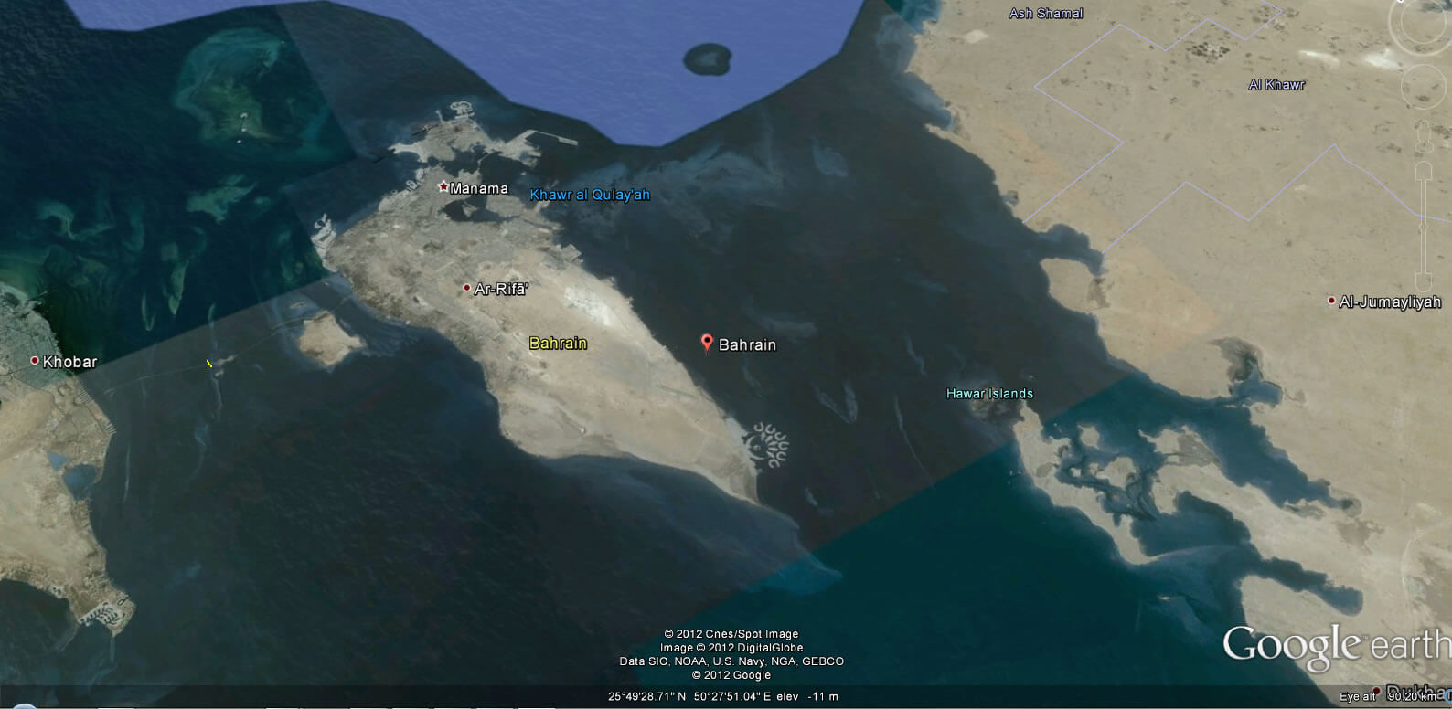 Bahrain Map