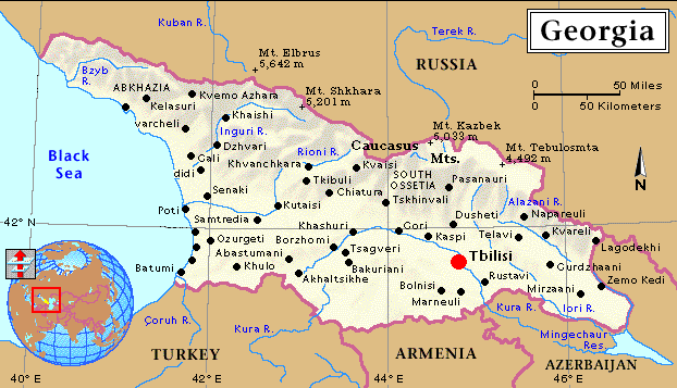 Rustavi Map 5340