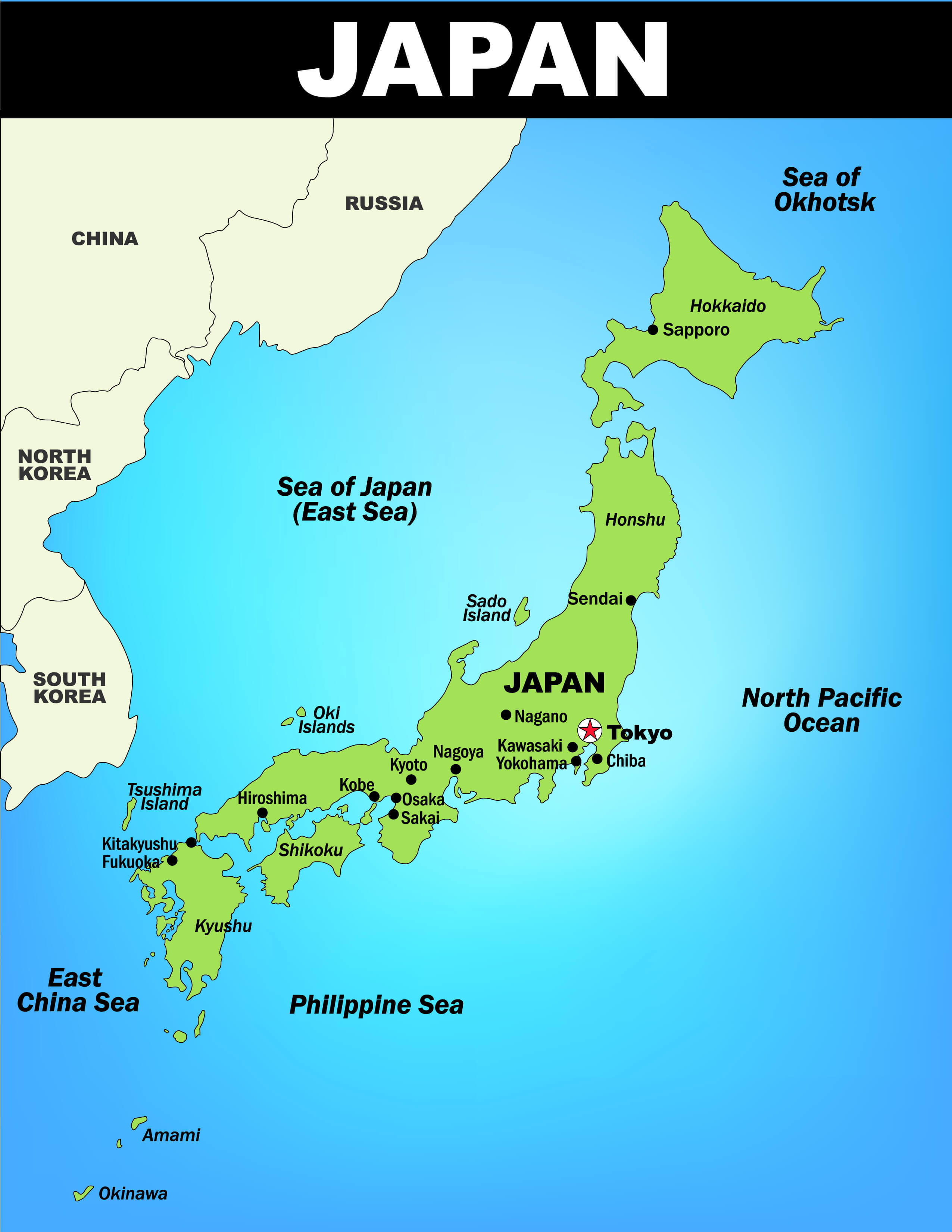 Map Japan