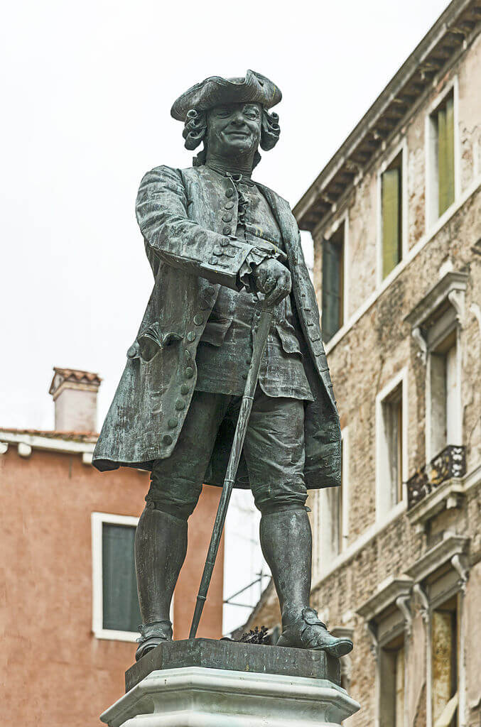 Carlo Goldoni, the most notable name in Italian theatre