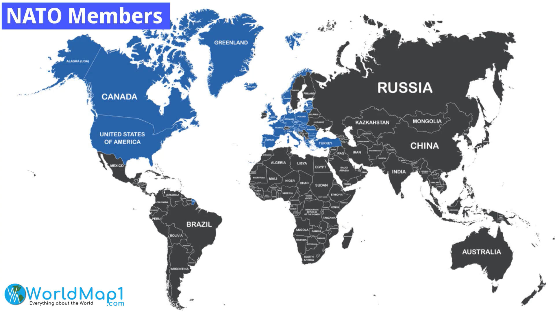 Which Countries are Members of NATO and Expansion in Years