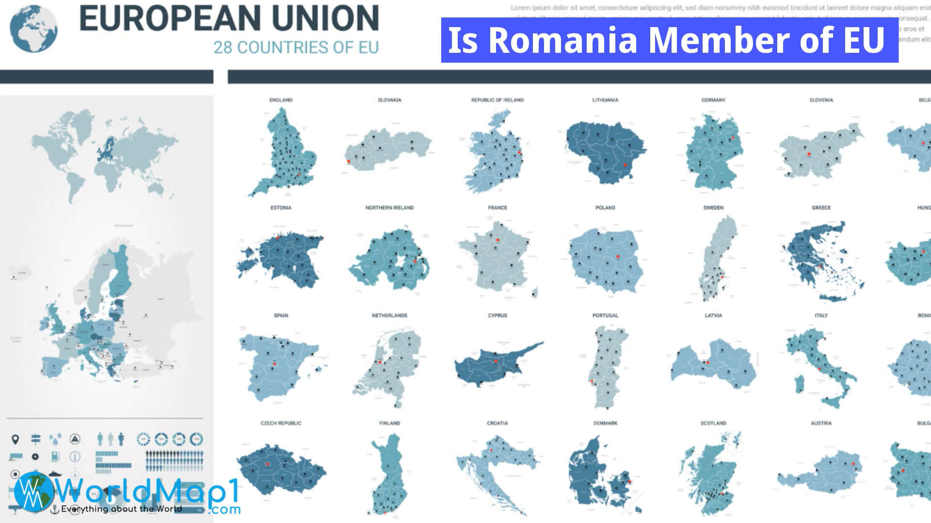 Where is Romania in Europe, Is Romania in NATO and EU