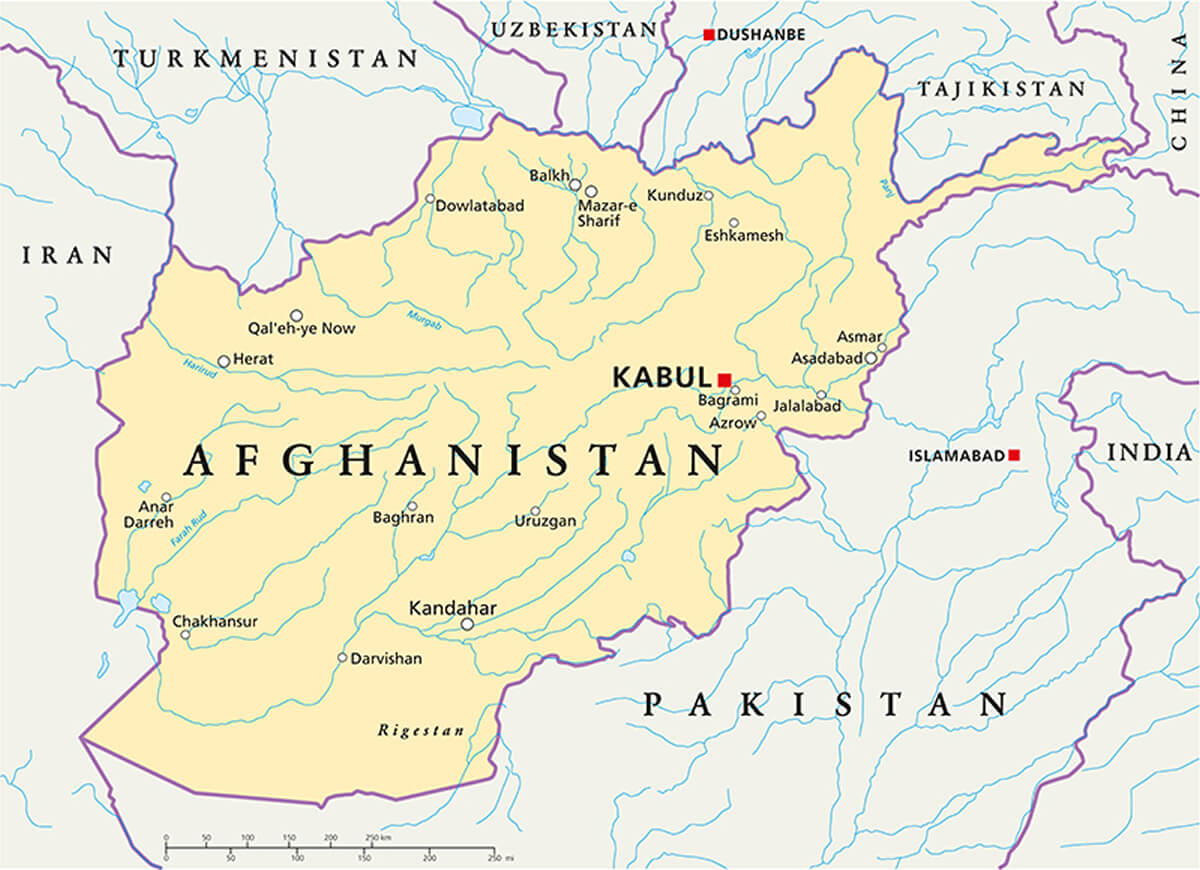 Afghanistan Map