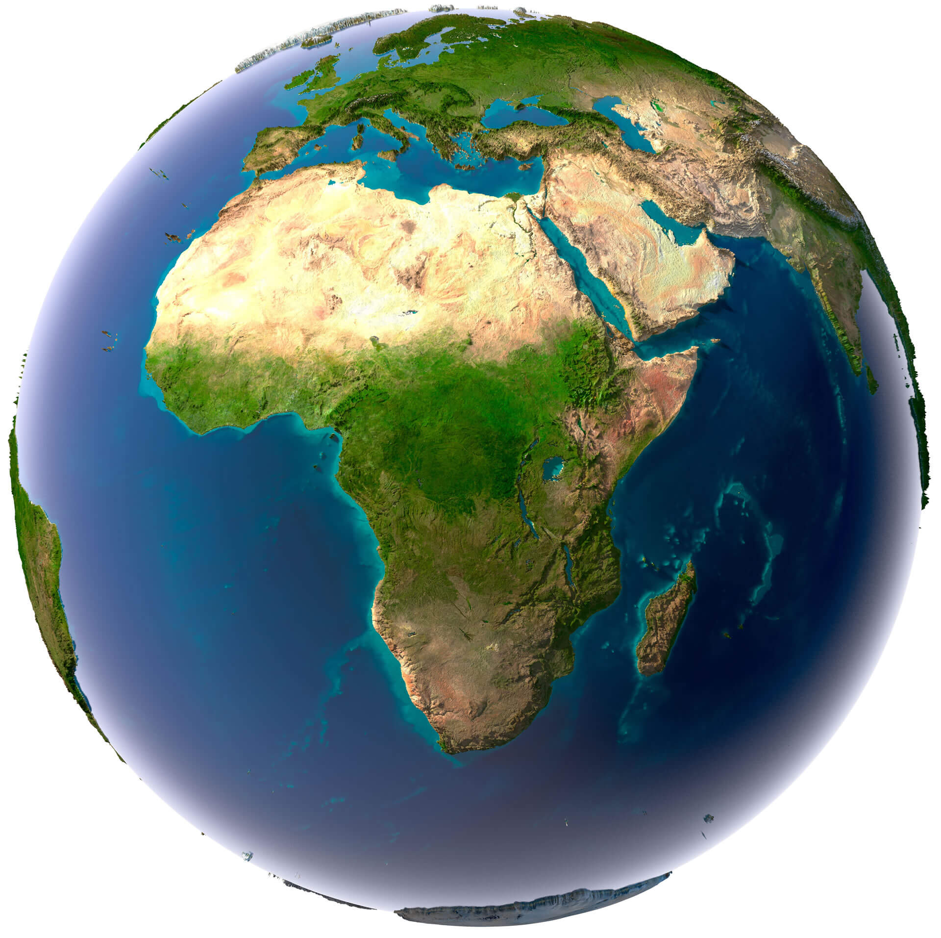 Africa Satellite Map