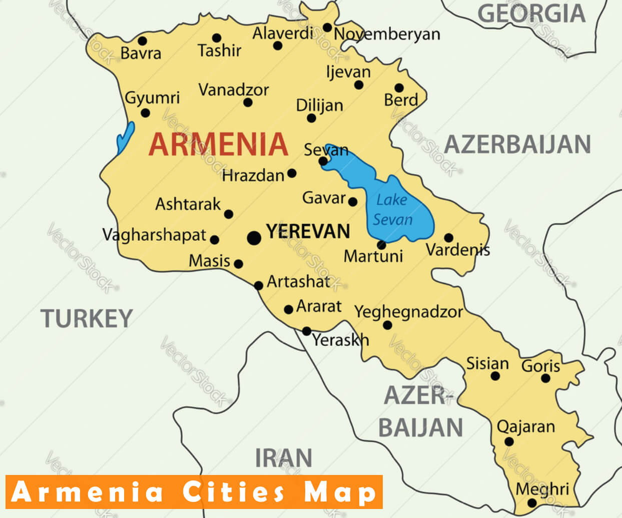 Location Of Armenia On World Map - Map of world