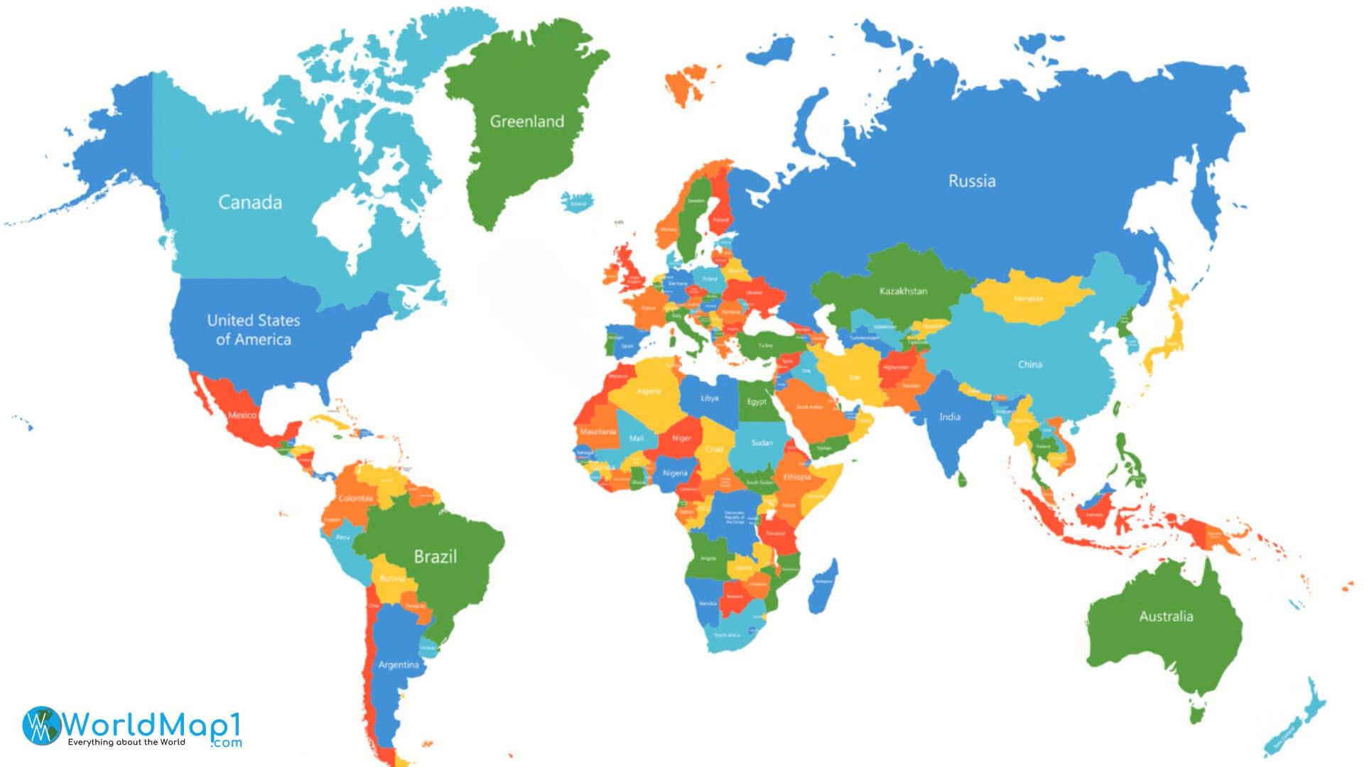 Asian Countries Maps, Satellite Images from Space 1