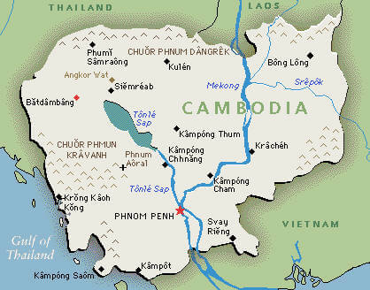 Cambodia Map