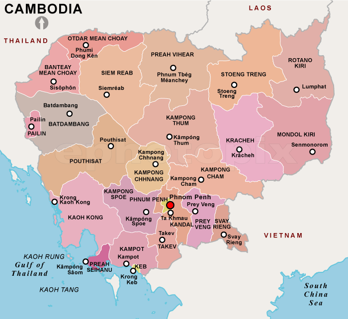 Cambodia Map