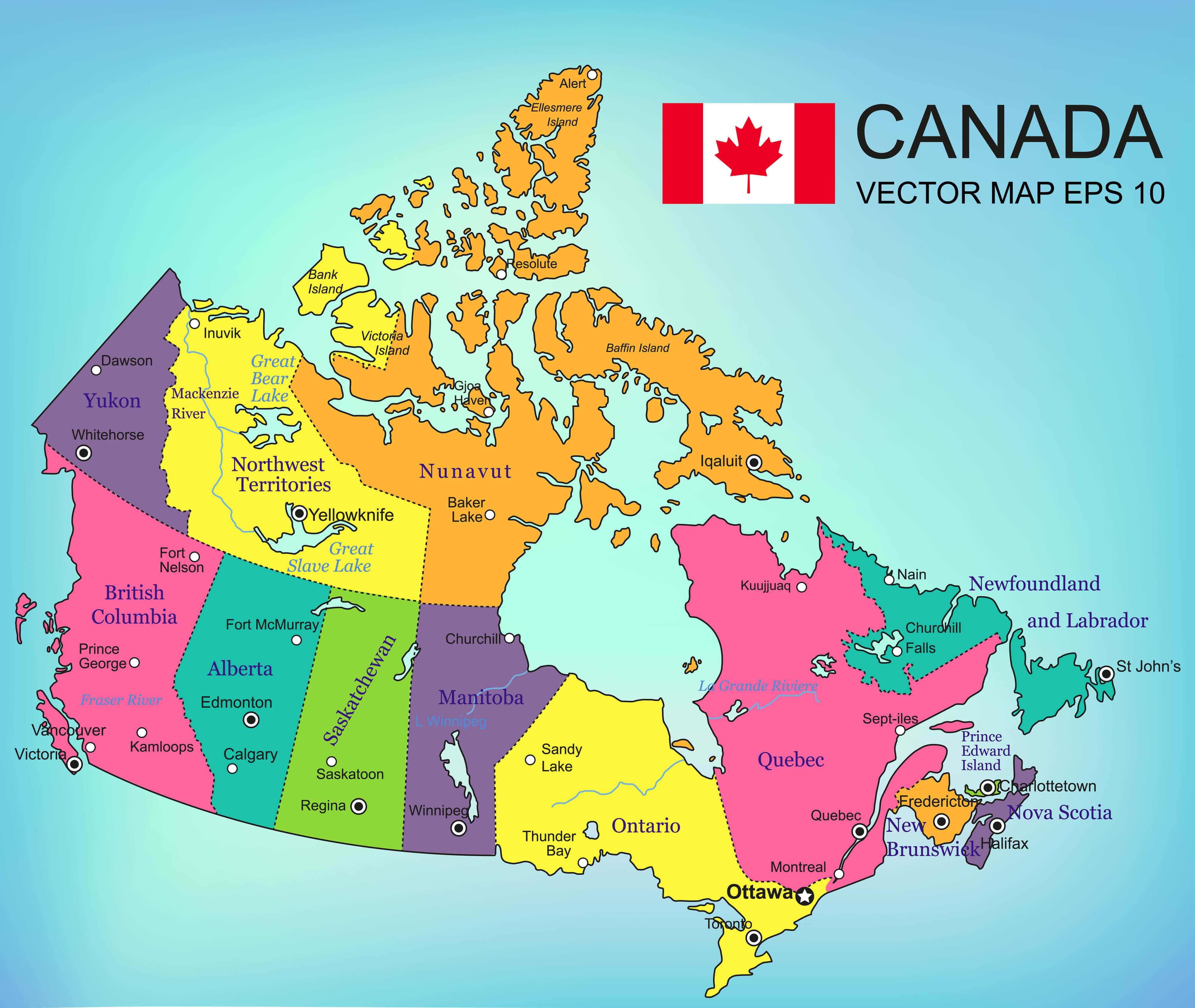 Where Is Located Canada In The World 