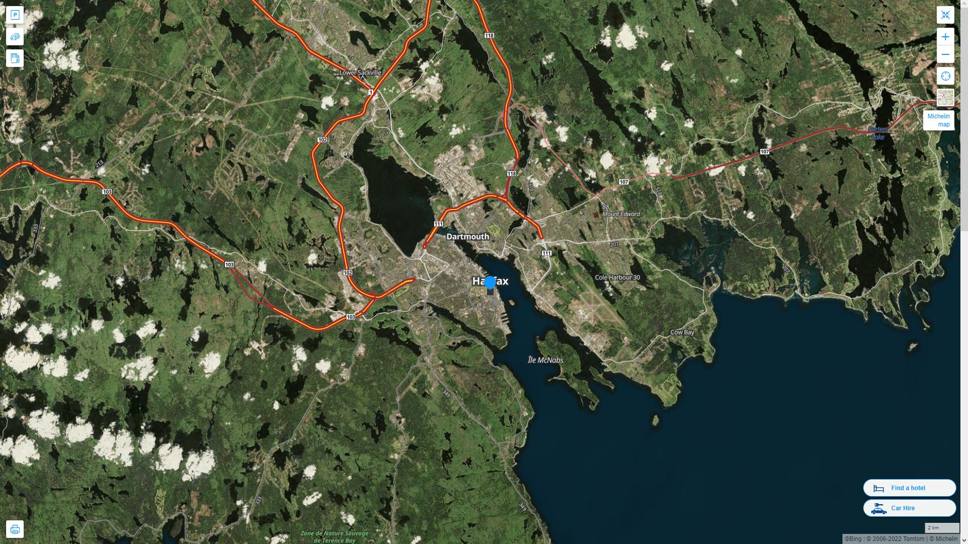 Halifax Map - Canada