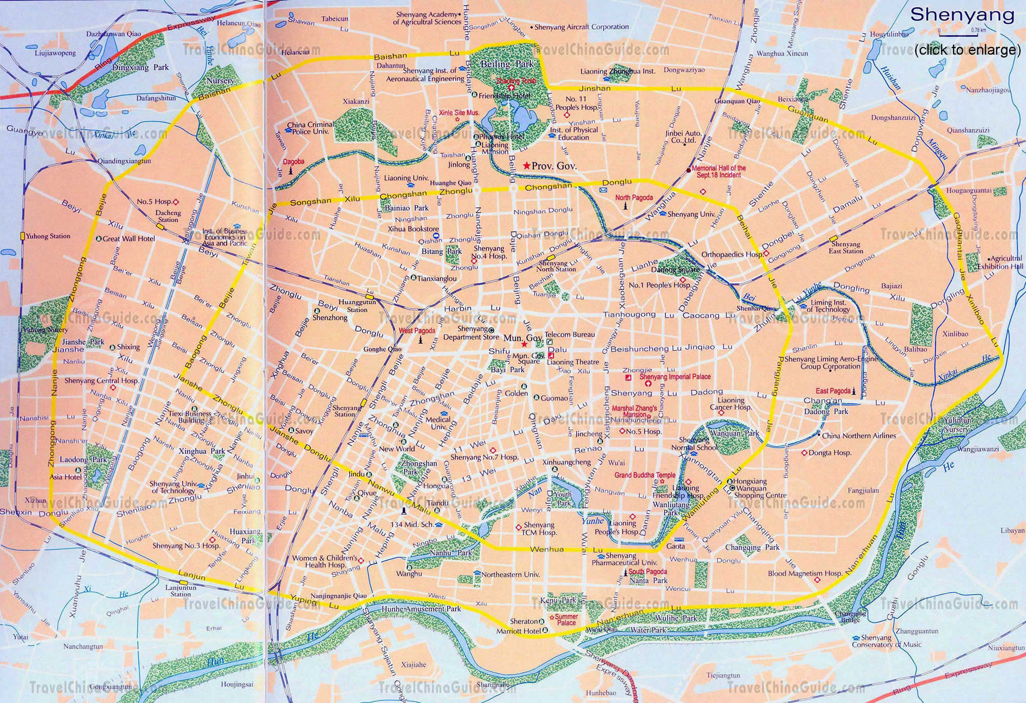 Shenyang Map