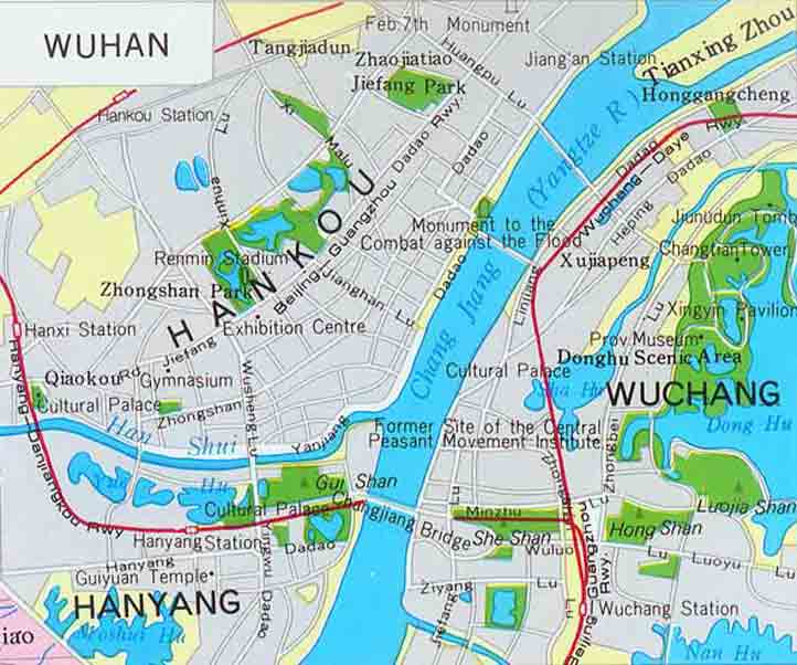 Wuhan Map - China