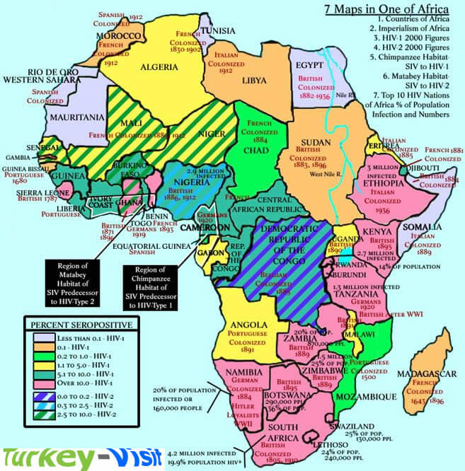 Africa historical map 1400