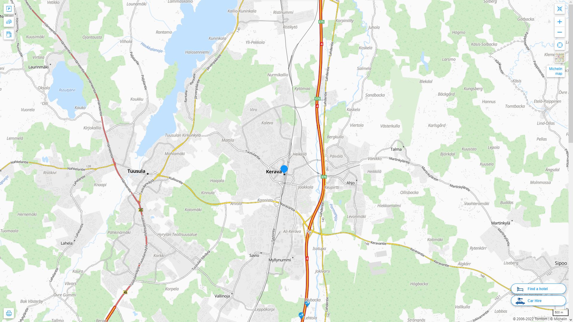 Kerava Map