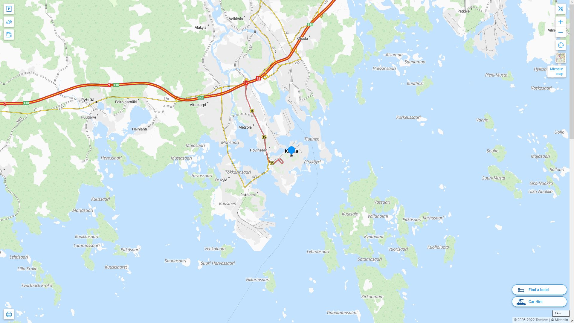 Kotka Map - Finland