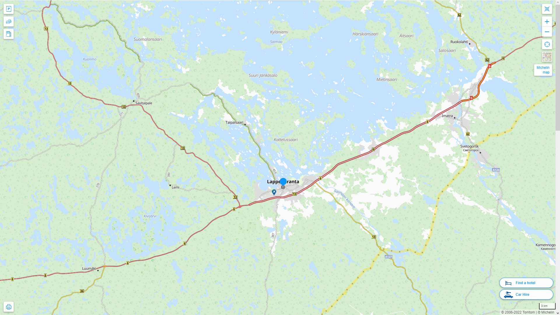 Lappeenranta Map
