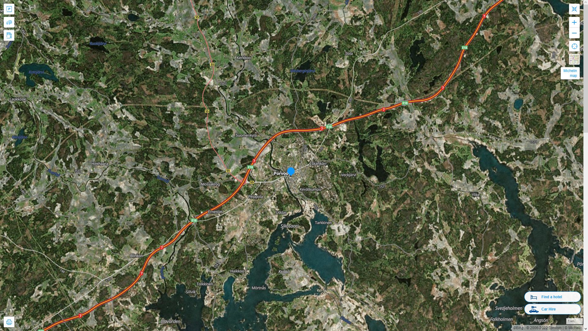 Porvoo Map