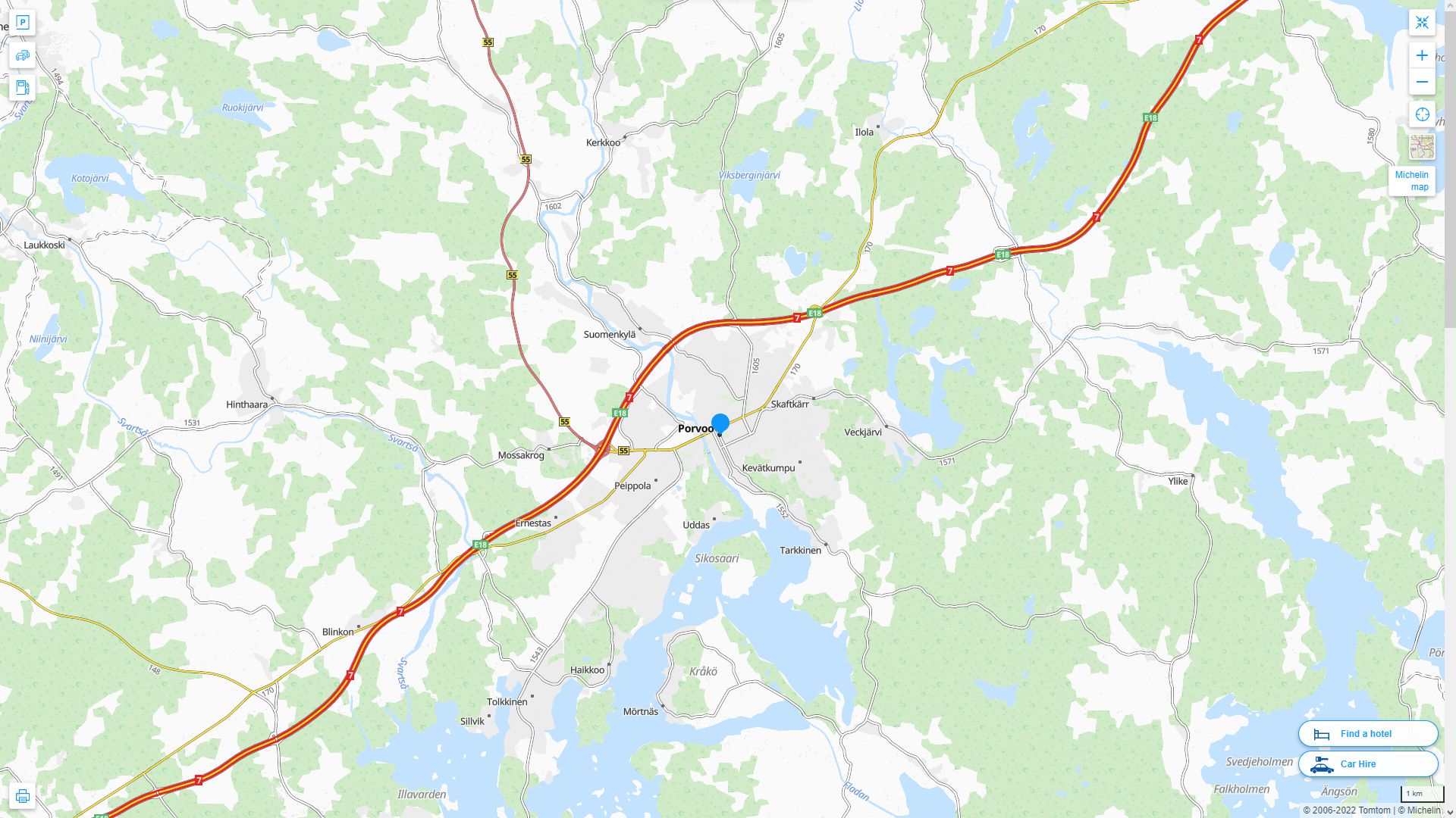 Porvoo Map