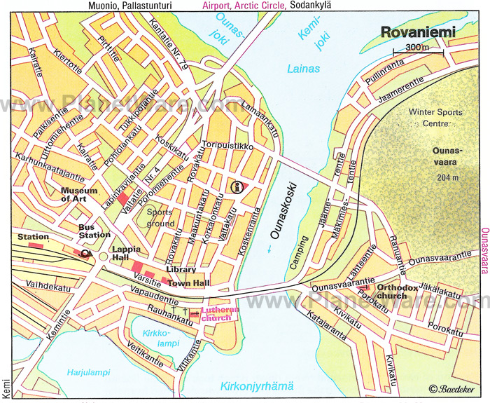 Rovaniemi Map