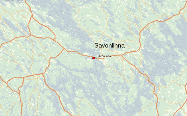 Savonlinna Map - Finland