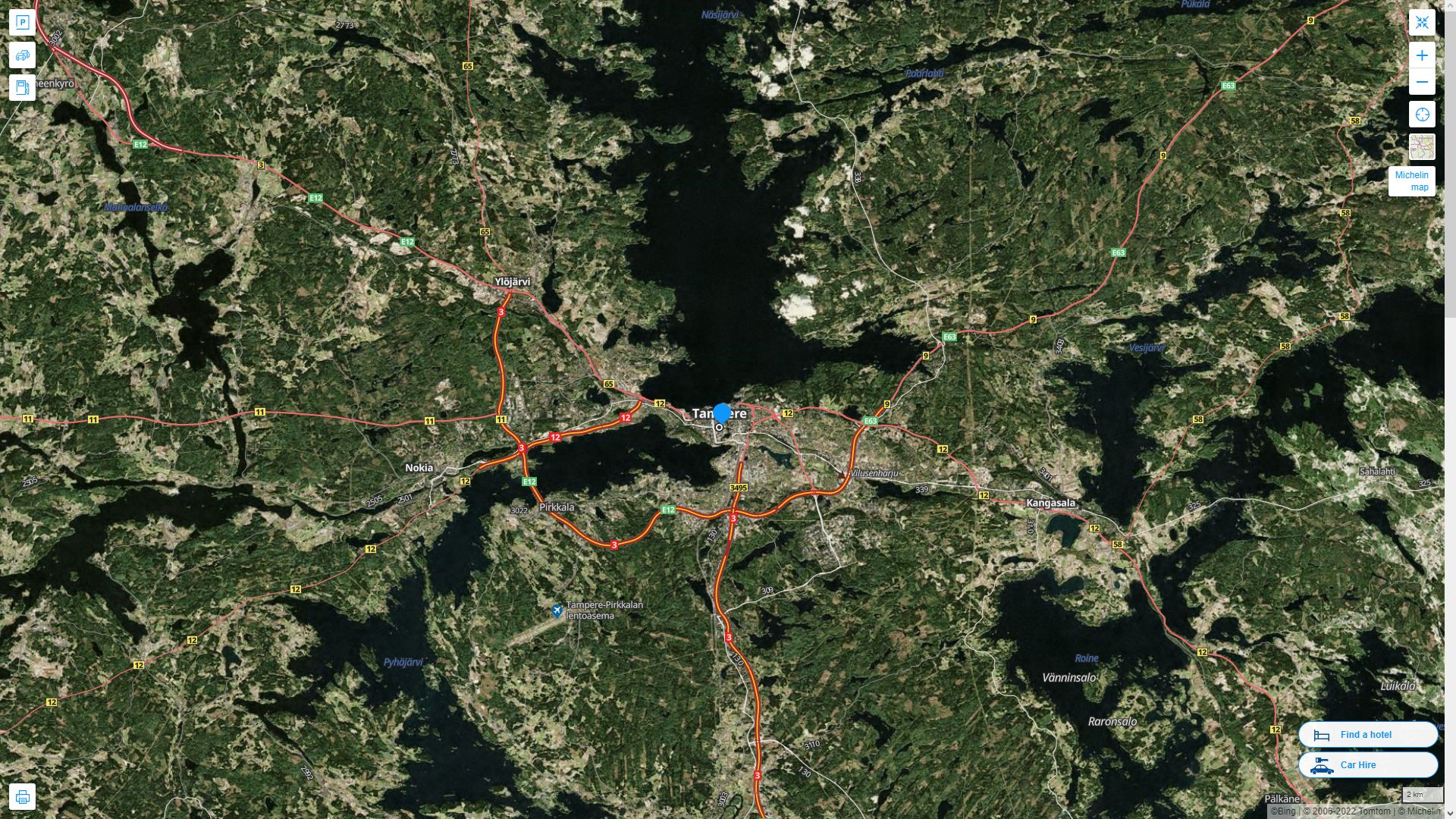 Tampere Map - Finland