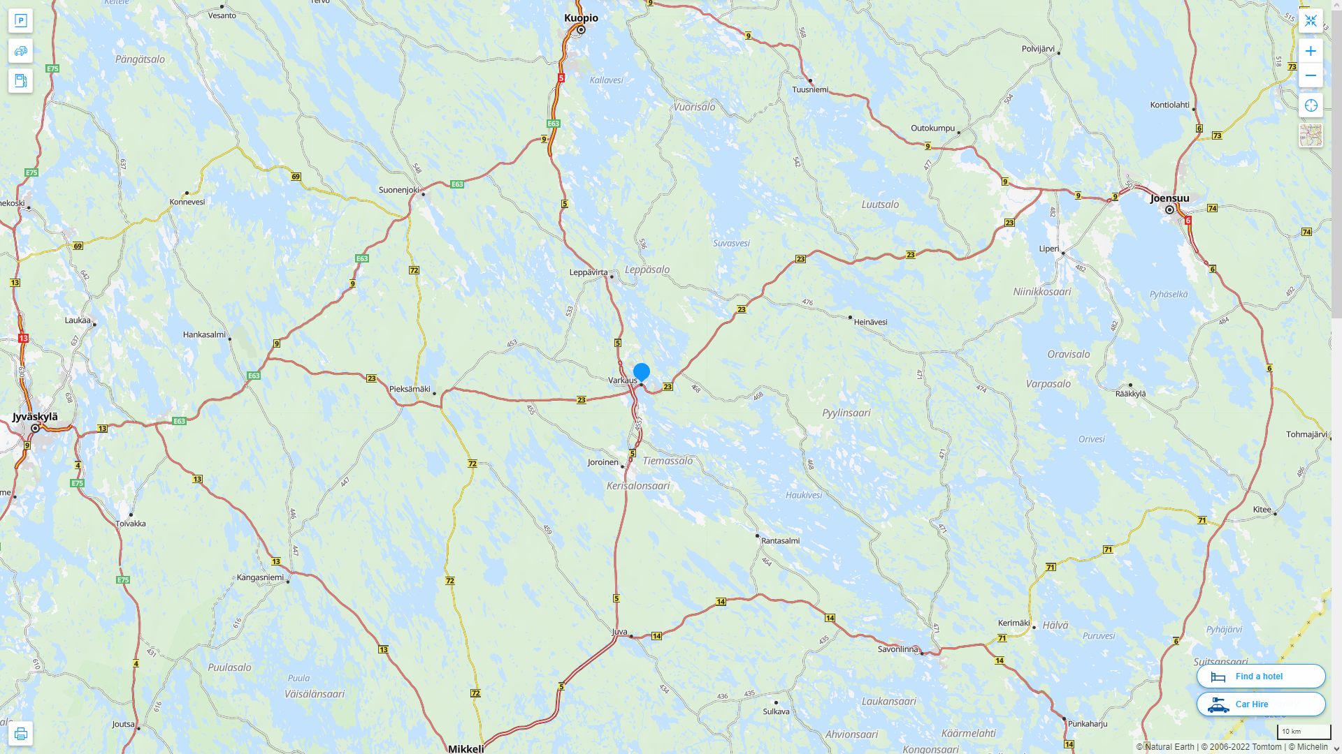 Varkaus Map - Finland