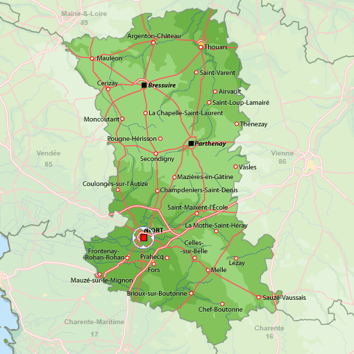 Niort Map