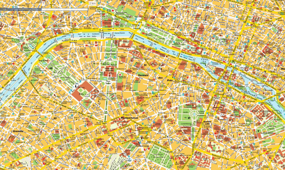 Paris Map - France