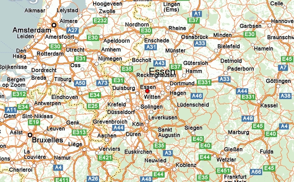 Essen Map - Germany