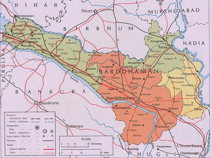 Asansol Political Map