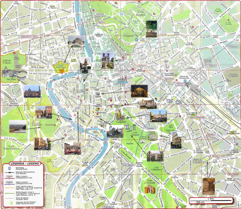 Rome Map