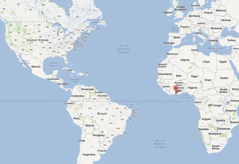 Where Is Abidjan On The World Map Abidjan Map