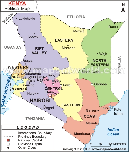 Mombasa Map - Kenya