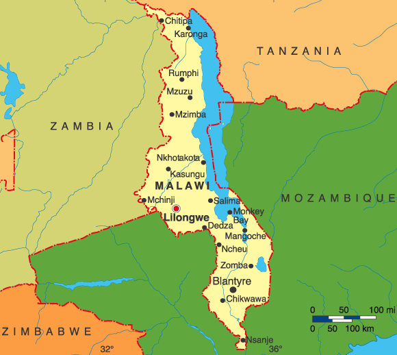 Малави географическое положение. Озеро Ньяса на карте. Озеро Малави на карте Африки.