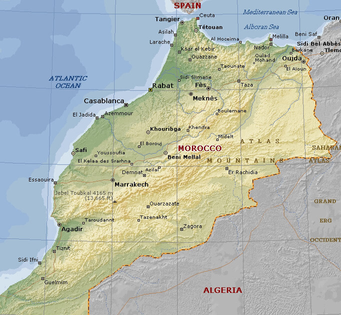 Morocco Map