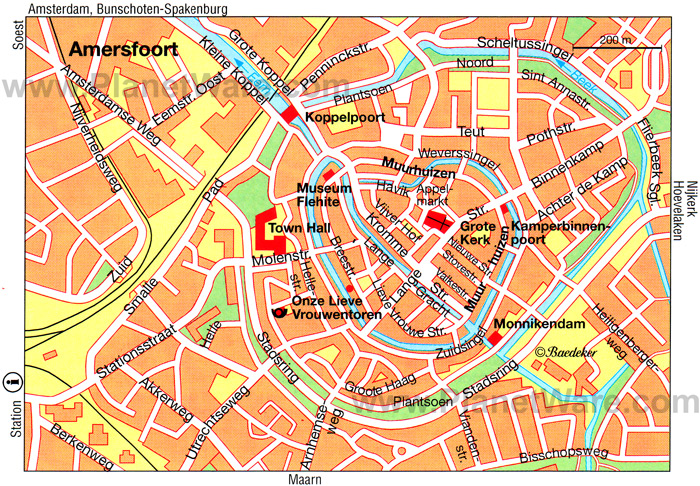 amersfoort tourist map