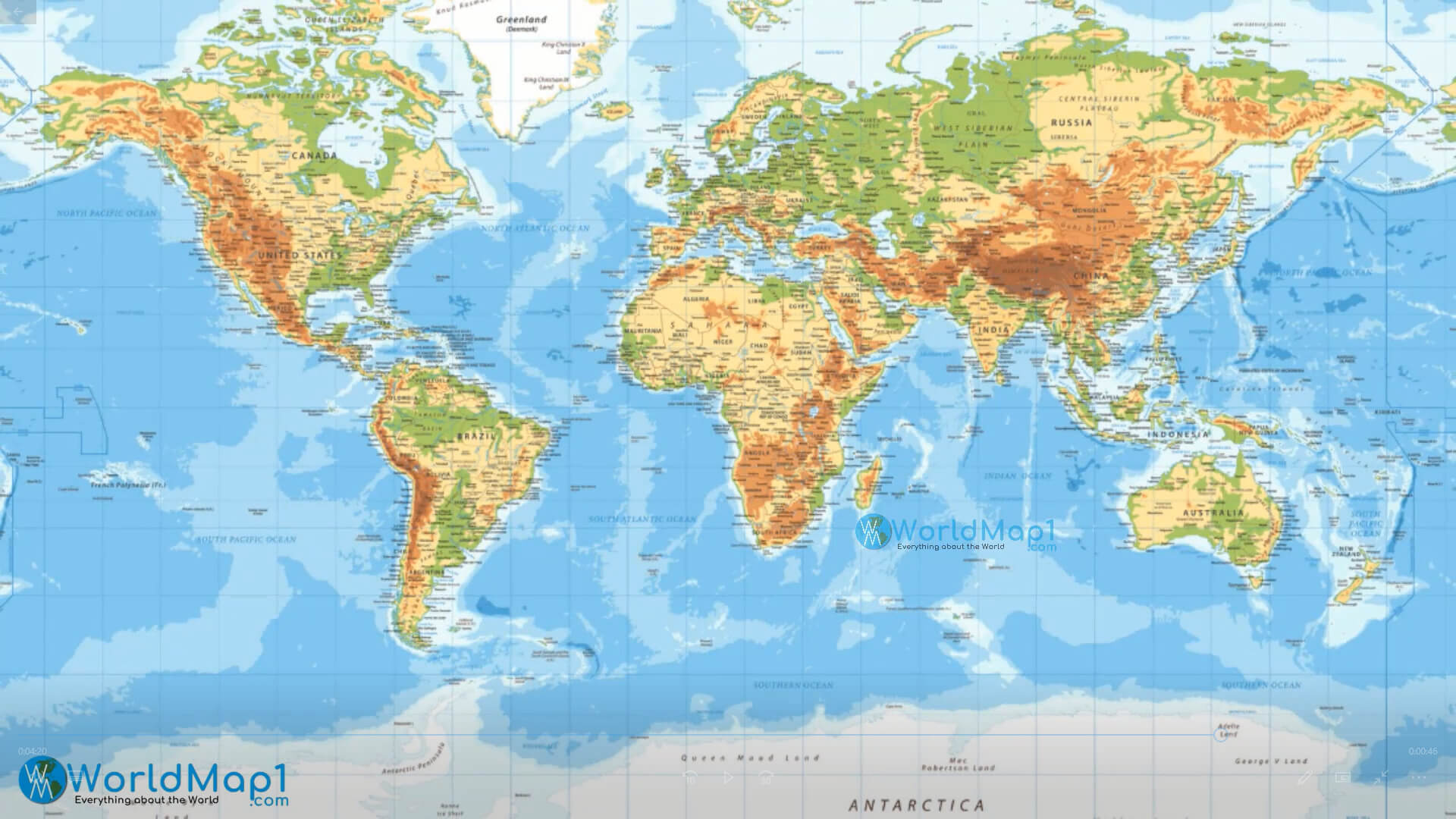 North America Maps and Countries Map 1