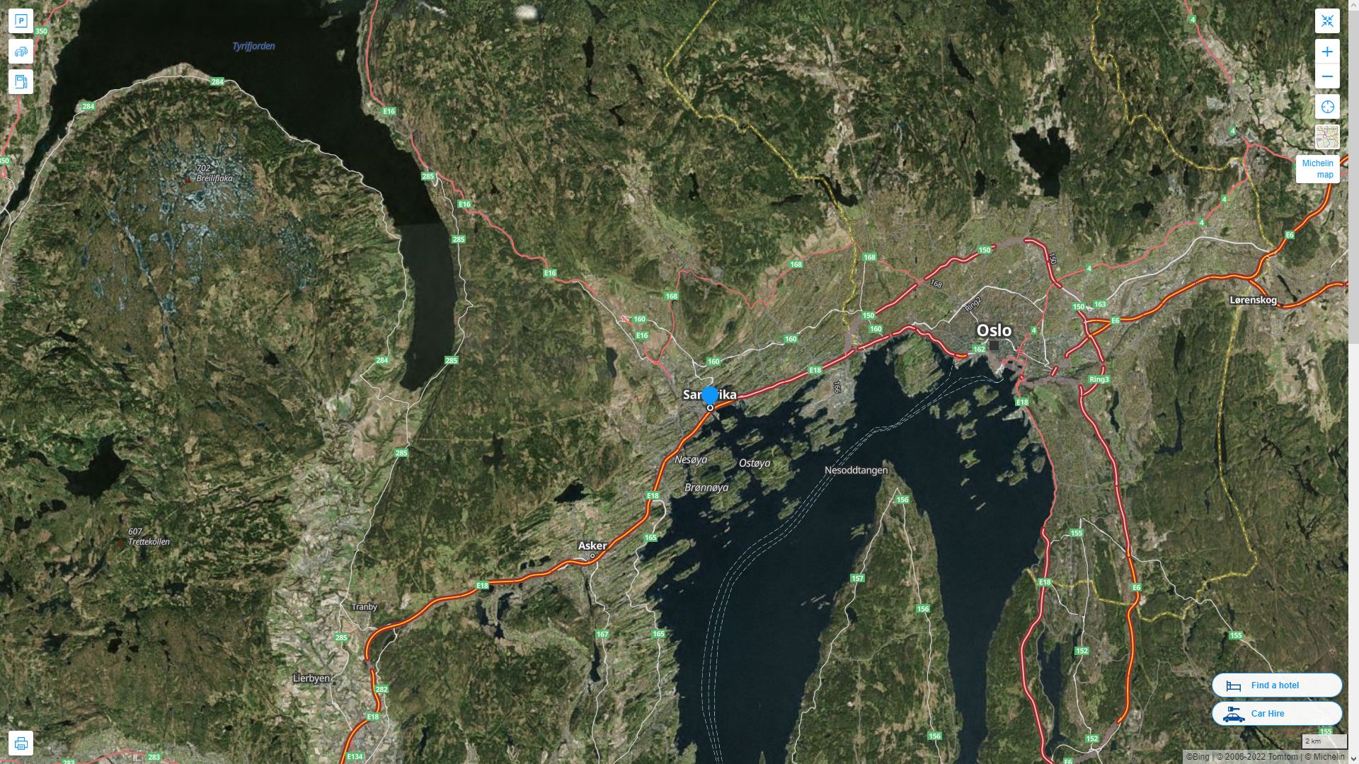 Baerum Map - Norway