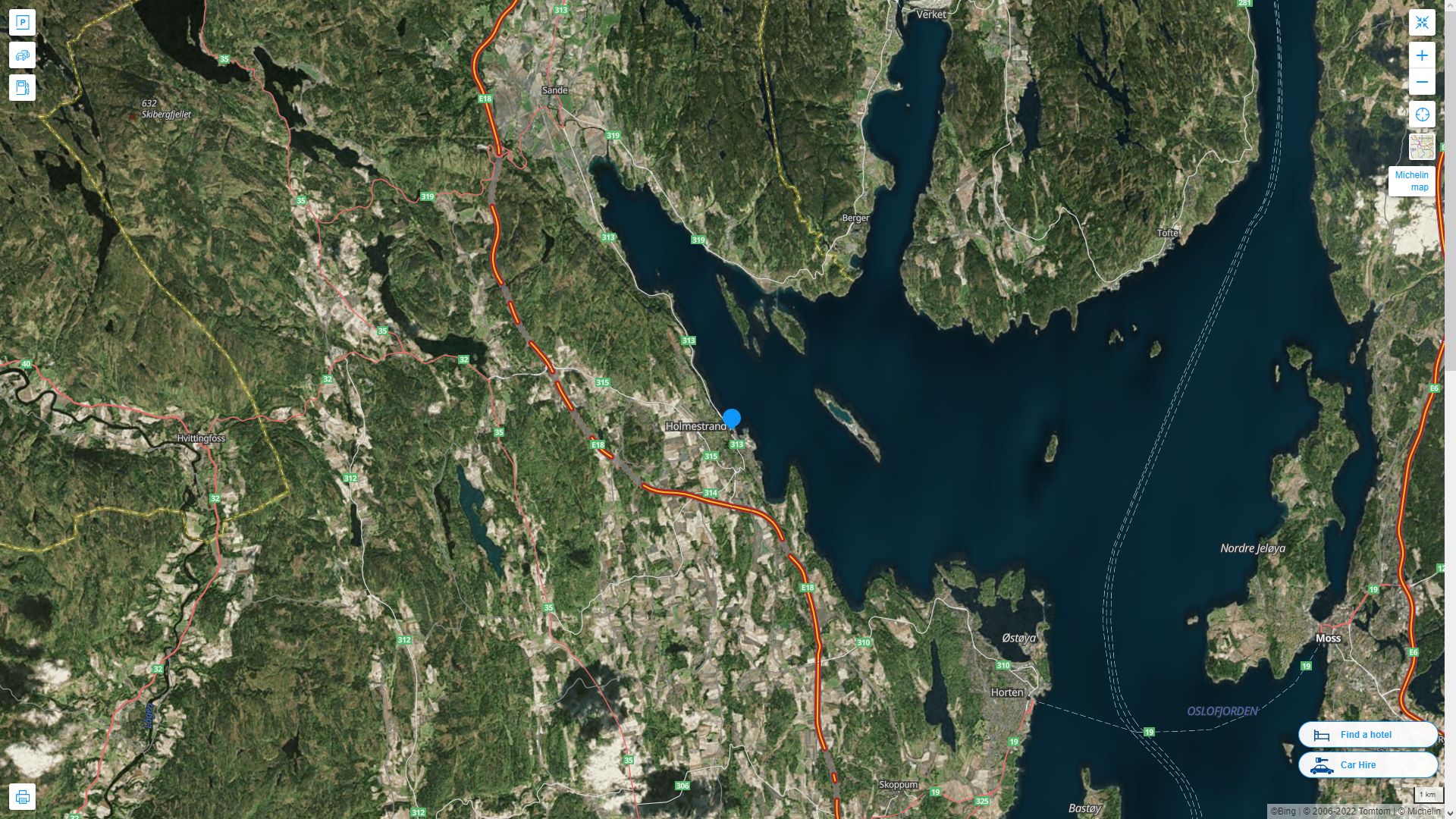 Holmestrand Map