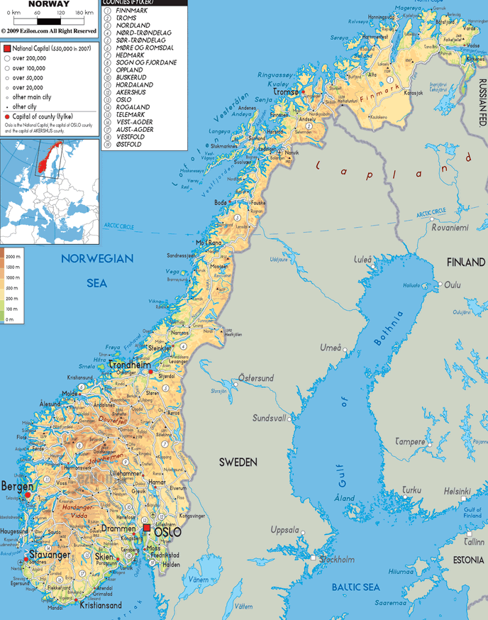 Norway Map