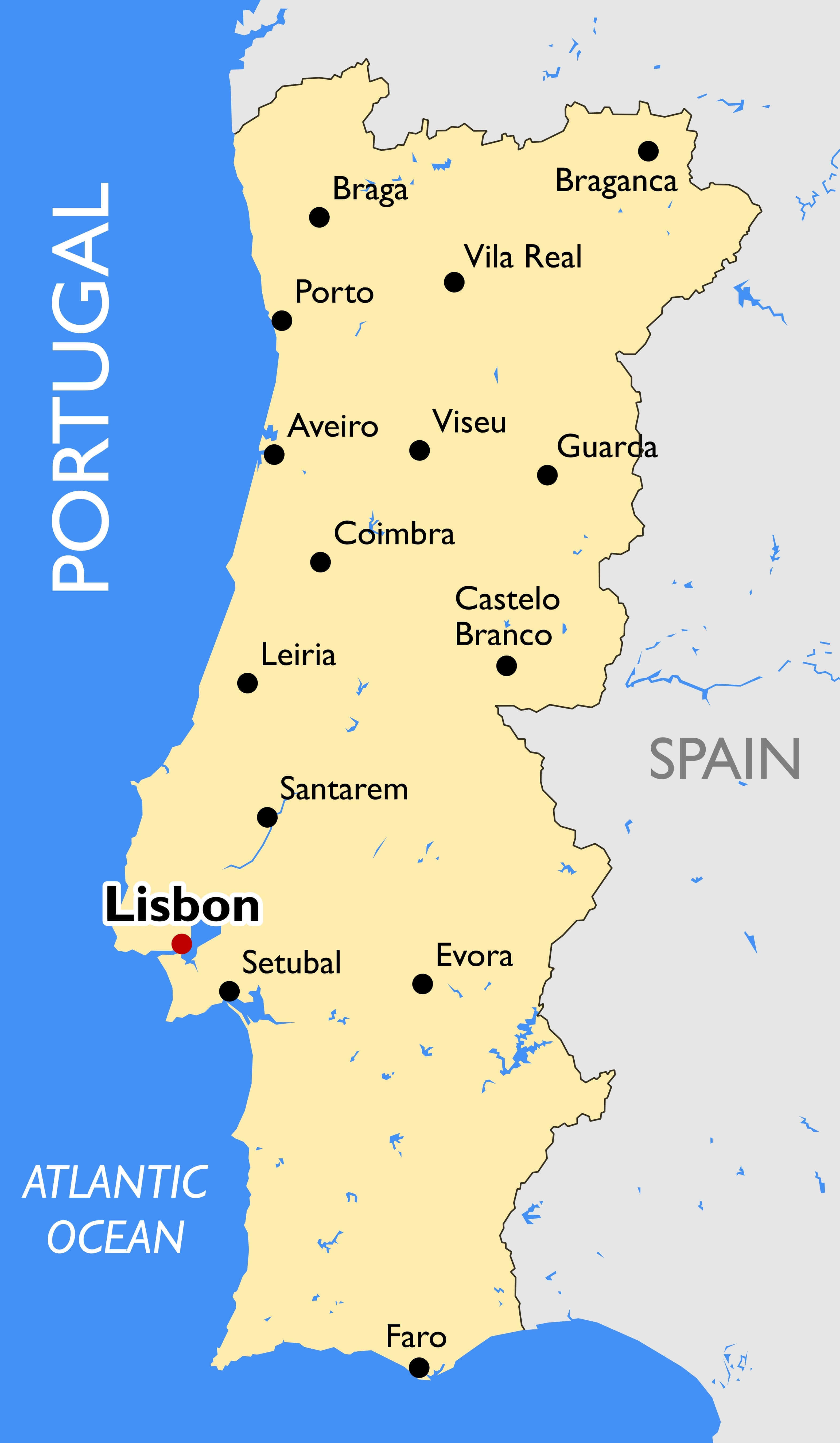 Map Portugal 2129
