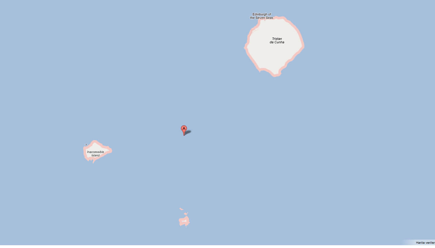 Tristan da Cunha Map