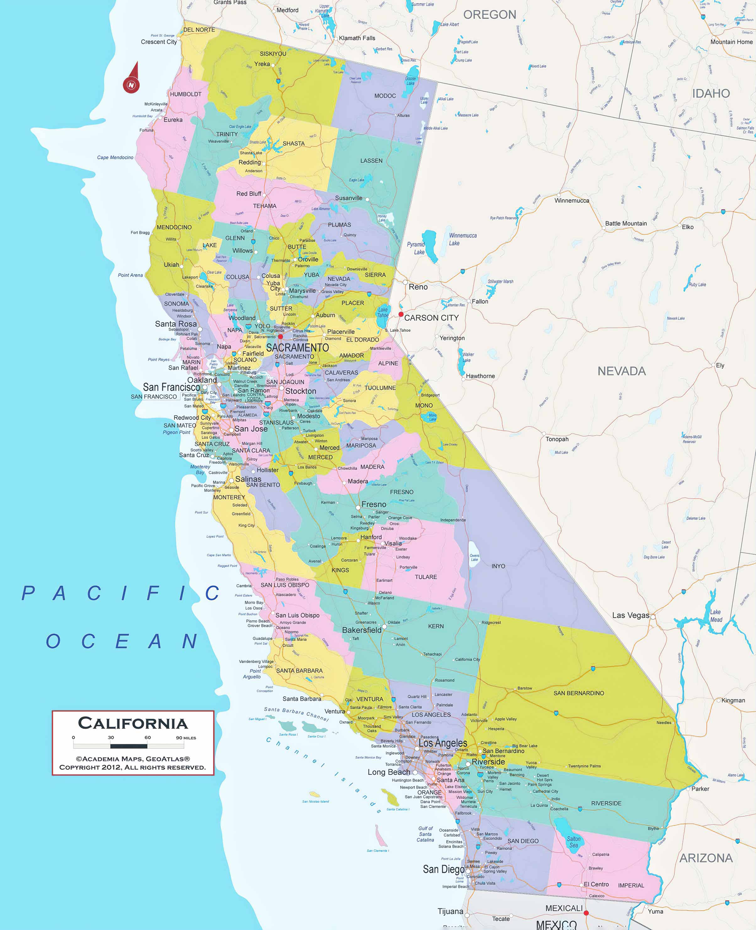 California Political Map