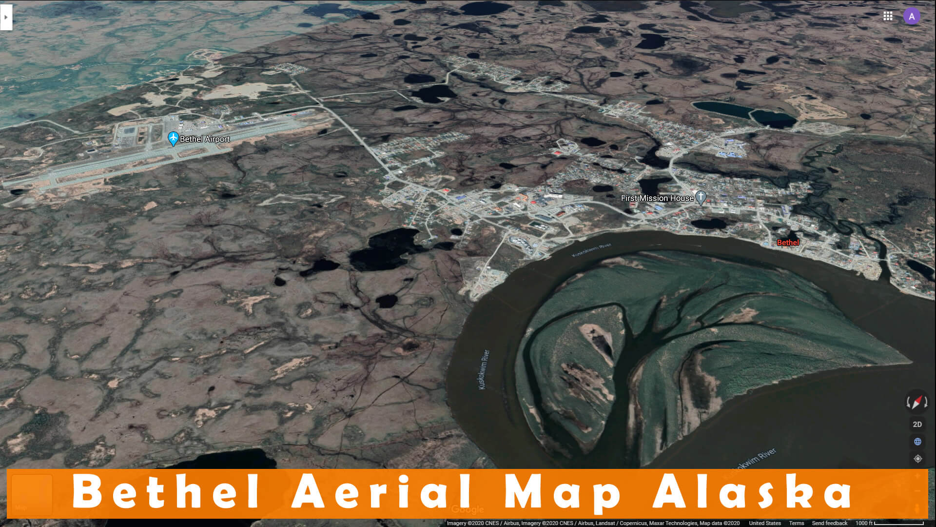 Bethel, Alaska Map