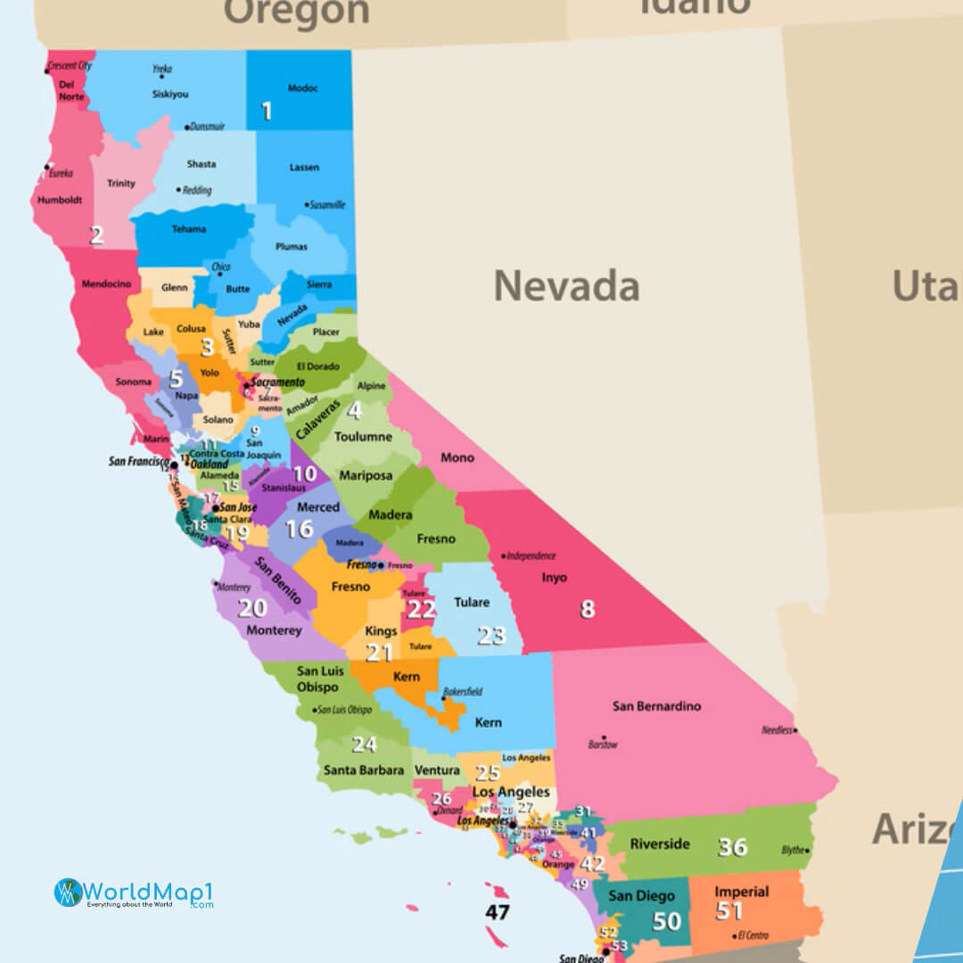 county map california