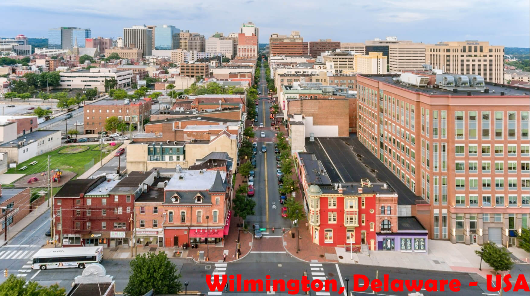 Wilmington Delaware Map - United States