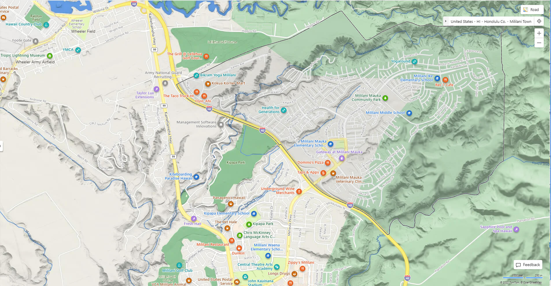 Mililani Mauka Hawaii Map - United States