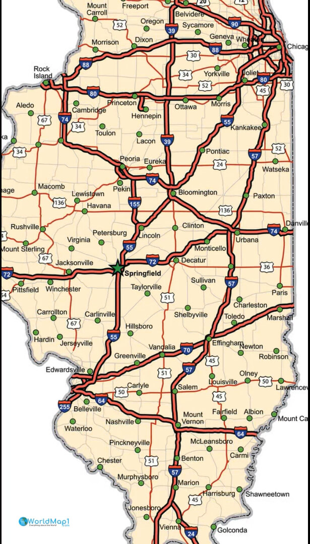 Printable Map Of Illinois Free Printable Maps - vrogue.co