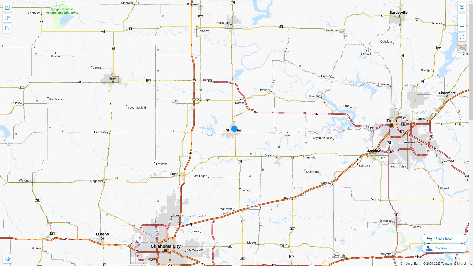 Stillwater Oklahoma Map - United States