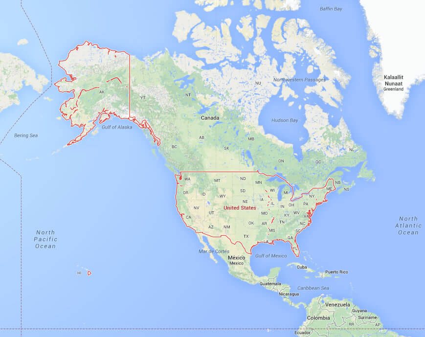 us map google earth
